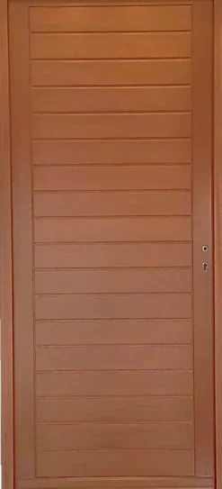 Porte D'entrée Bois Pleine Laura, H.215xl.90 Côte Tableau P. Gauche-Gd Menuiseries