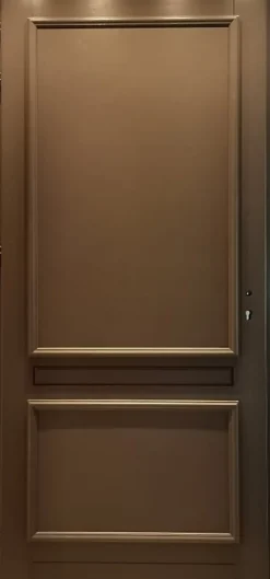 Porte D'entrée Bois Pleine Cassy Gris Ral 7039, H.215xl.90 Côte Tableau P.droit-Gd Menuiseries Clearance