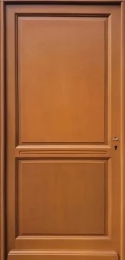 Porte D'entrée Bois Pleine Eyden, H.215xl.90 P,gauche Côte Tableau, Poignée, Barillet-Gd Menuiseries Hot