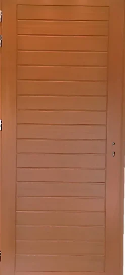 Porte D'entrée Bois Pleine Laura, H.215xl.90 Côte Tableau P.droit, Poignée, Barillet-Gd Menuiseries