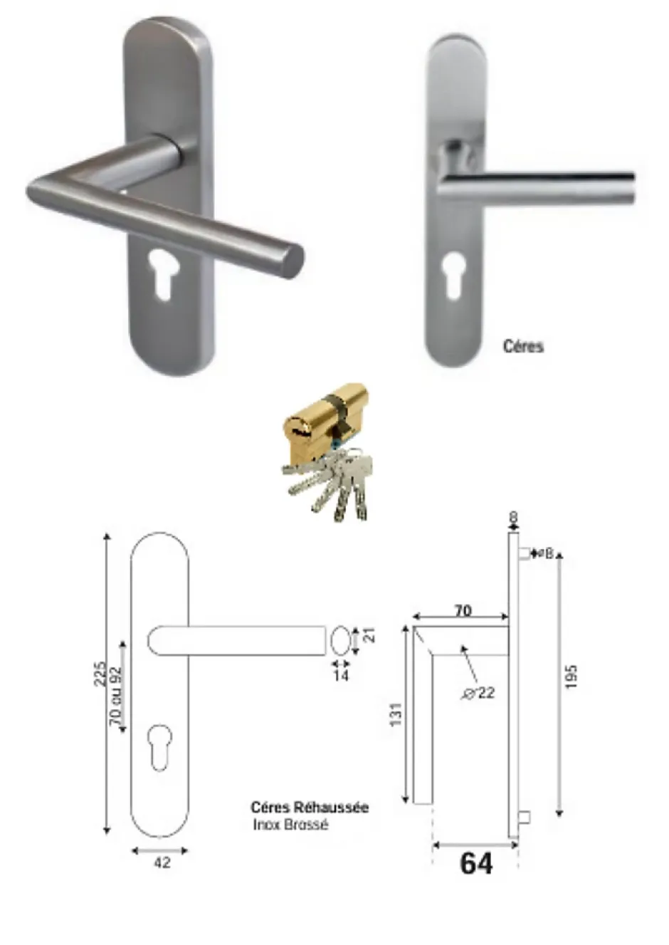 Gd Menuiseries Porte D'entrée Bois Vitrée Elsie, Vert Ral7002, H.215xl.90 Côte Tableau P.droit Poignée, Barillet