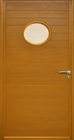 Porte D'entrée Bois Vitrée Laura 3, H.215xl.90 Côte Tableau P. Gauche-Gd Menuiseries