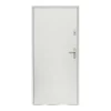 Porte d'entrée en acier pleine H207 x L100 cm blanc - épaisseur 55 mm - poussant gauche - AGUEDA-Vente-unique Sale