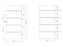 Vente-unique Porte d'entrée en acier pleine et inox H207 x L100 cm naturel foncé - épaisseur 55 mm - poussant droit - NAXARA