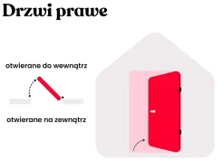 Porte d'entrée en acier vitrée avec inox H207 x L100 cm anthracite - épaisseur 55 mm - poussant droit - TROFA-Vente-unique New