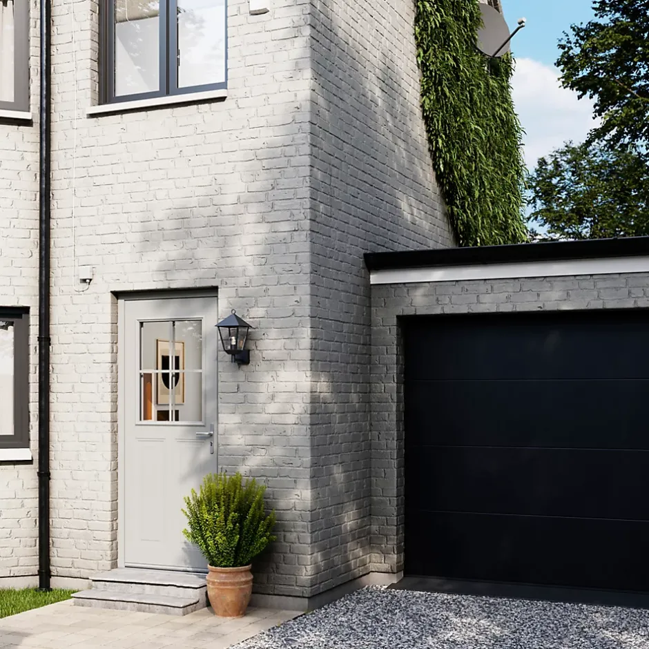 Fortia Porte d'entrée acier Scilla 96 x h.218 cm poussant gauche