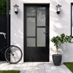 Fortia Porte d'entrée acier Kribi 96 x h.218 cm poussant gauche