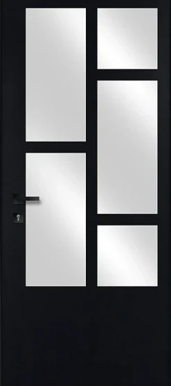 Fortia Porte d'entrée acier Kribi 96 x h.218 cm poussant droit