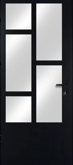Fortia Porte d'entrée acier Kribi 96 x h.218 cm poussant droit