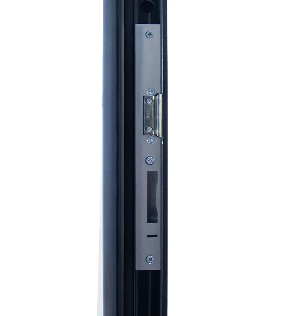 Fortia Porte d'entrée acier blanc RAL 9003 Pasni 96 x h.218 cm poussant gauche