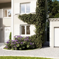 Porte d'entrée acier blanc RAL 9003 Isabela 96 x h.218 cm poussant gauche-Fortia Discount