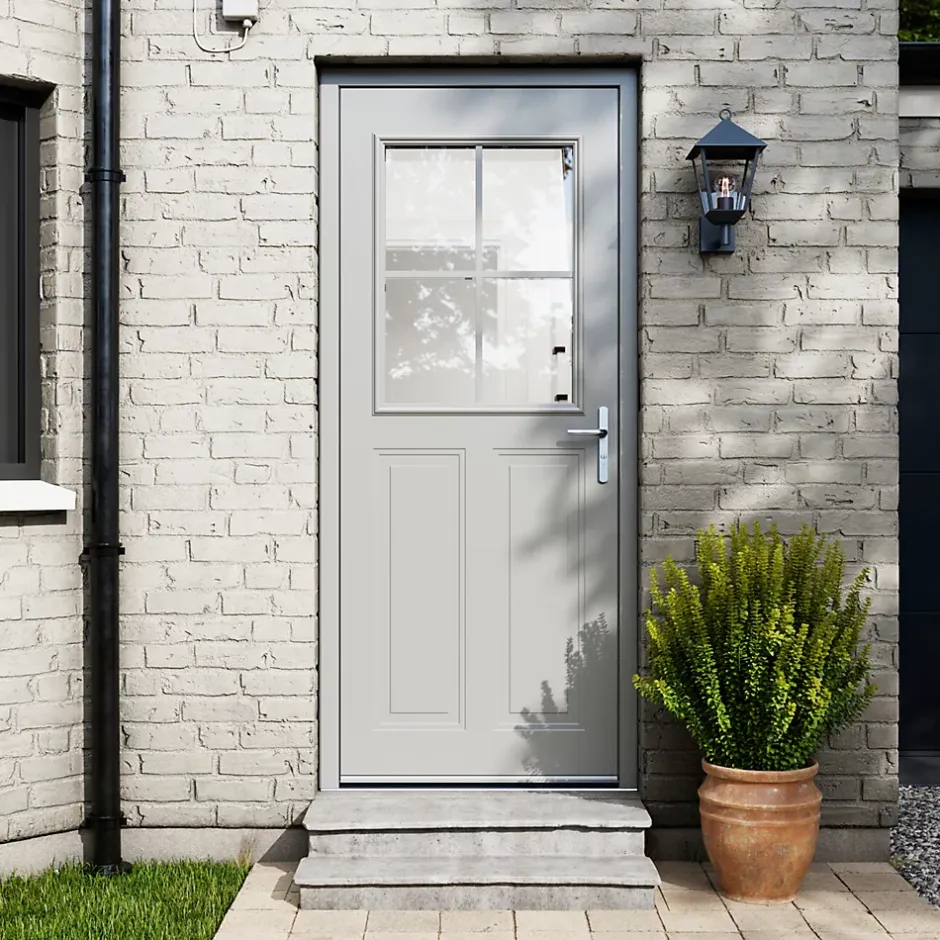 Fortia Porte d'entrée acier Scilla 96 x h.218 cm poussant droit