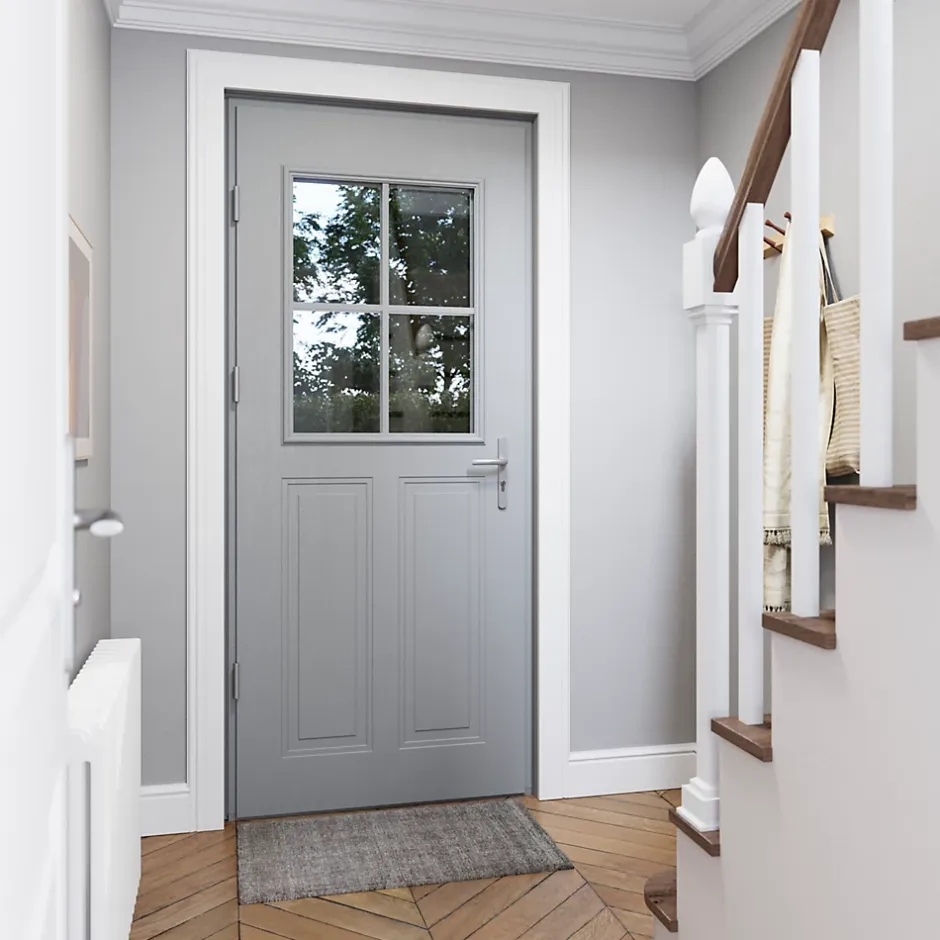 Fortia Porte d'entrée acier Scilla 96 x h.218 cm poussant droit