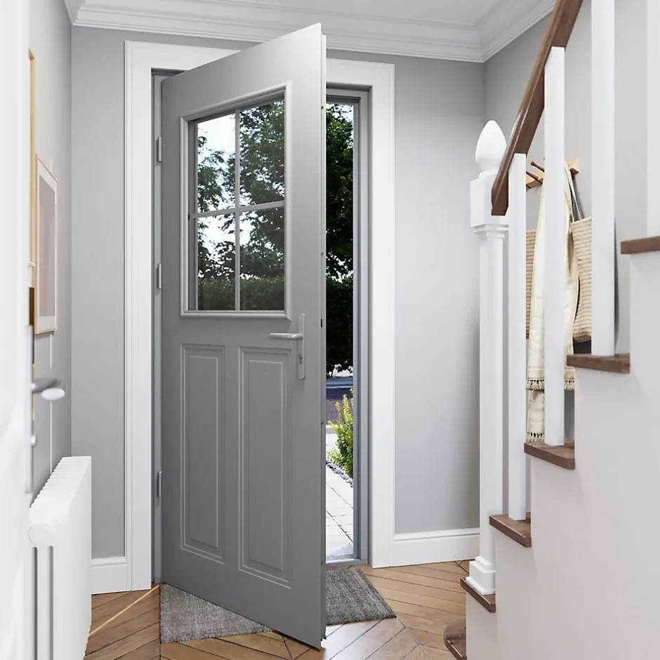 Fortia Porte d'entrée acier Scilla 96 x h.218 cm poussant droit