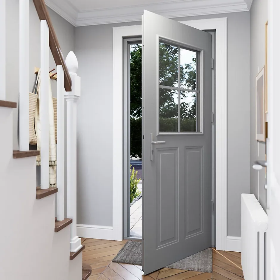 Fortia Porte d'entrée acier Scilla 96 x h.218 cm poussant droit
