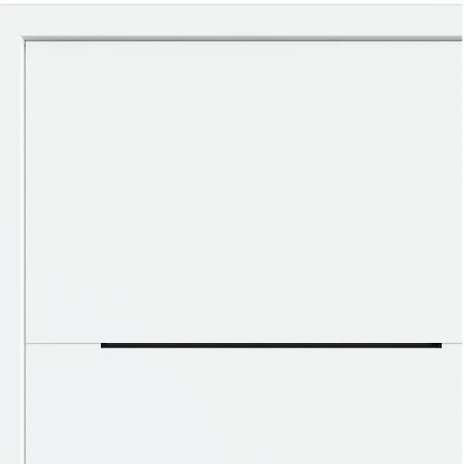 Fortia Porte d'entrée alu Leme blanc RAL 9003 96 x h.218 cm poussant droit