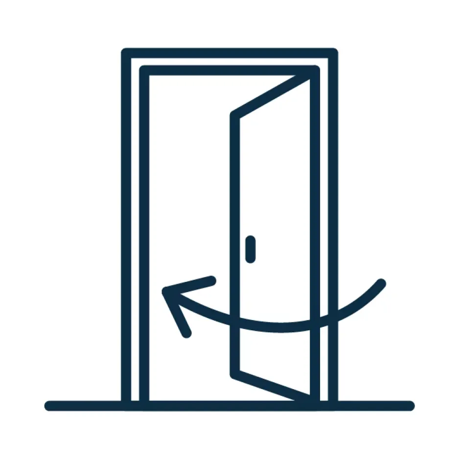 Porte d'entrée bois Bolata 98 x h.218 cm poussant droit-Fortia Outlet