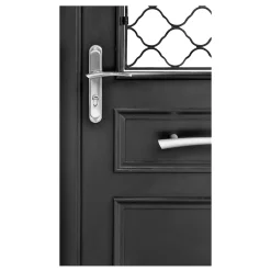 Porte d'entrée bois Bolata 98 x h.218 cm poussant droit-Fortia Outlet