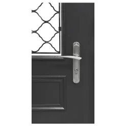 Porte d'entrée bois Bolata 98 x h.218 cm poussant droit-Fortia Outlet