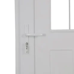 Porte d'entrée pvc blanc RAL 9003 Ameglia 97 x h.219 cm poussant gauche-Fortia New