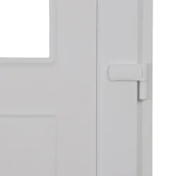 Porte d'entrée pvc blanc RAL 9003 Ameglia 97 x h.219 cm poussant gauche-Fortia New
