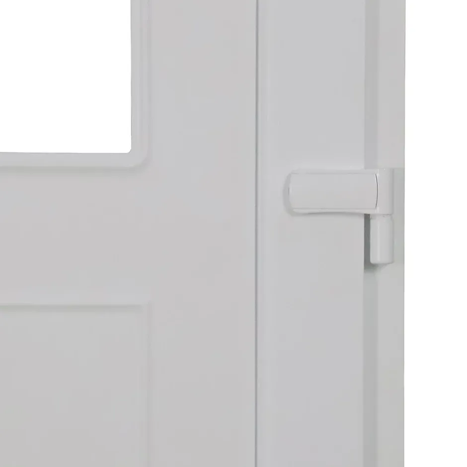 Porte d'entrée pvc blanc RAL 9003 Ameglia 97 x h.219 cm poussant gauche-Fortia New