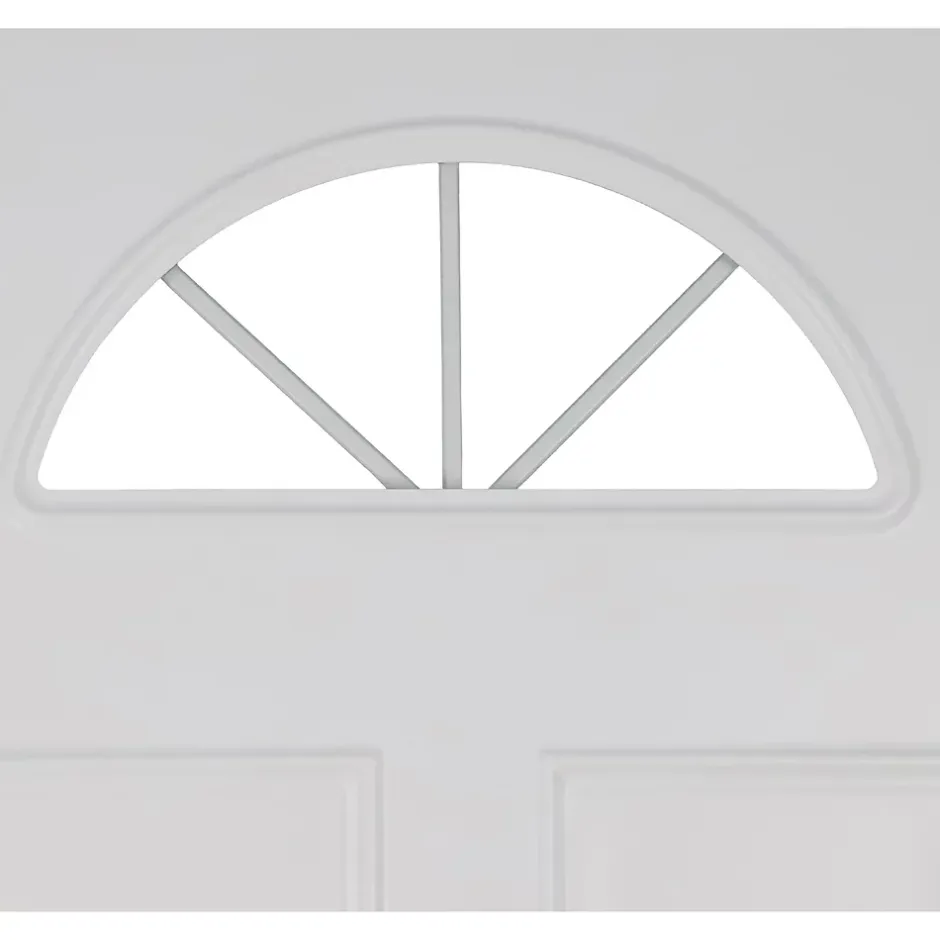 Fortia Porte d'entrée pvc blanc RAL 9003 Lorne 97 x h.219 cm poussant droit