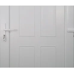 Fortia Porte d'entrée pvc blanc RAL 9003 Lorne 97 x h.219 cm poussant gauche
