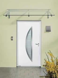 Porte d'entrée Hörmann acier galvanisé l.90 x h.215 cm poussant gauche THP900D blanc ral 9016-Hormann Online