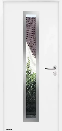 Porte d'entrée Hörmann acier galvanisé l.90 x h.215 cm poussant gauche THP700N blanc ral 9016-Hormann Sale