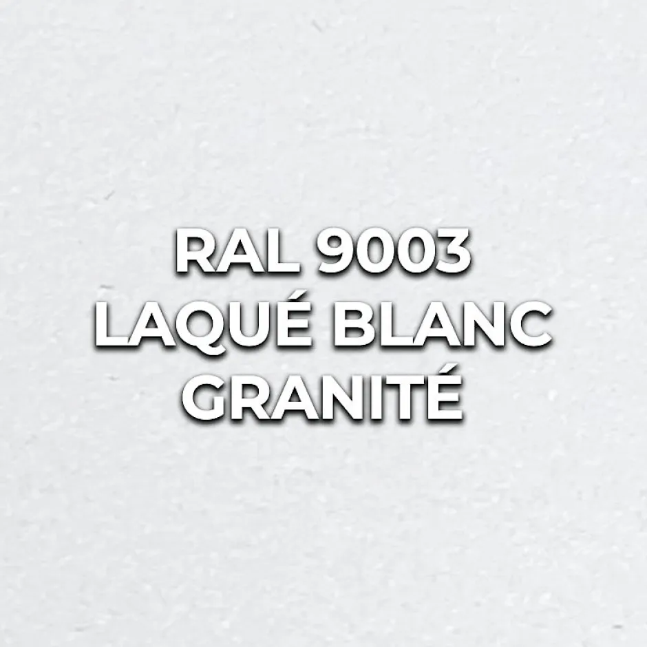 Porte double coulissante H 2088 x L 867 mm - 3 verres horizontaux - trempé 6 mm clair - blanc-MySystem
