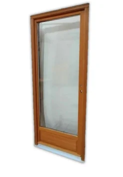 Gd Menuiseries Porte Fenetre Bois 1 Vantail H215 X L90 Côte Tableau Tirant Droite