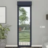 Porte fenêtre alu 1 vantail + volet roulant électrique gris - l.80 x h.215 cm, tirant gauche-GoodHome