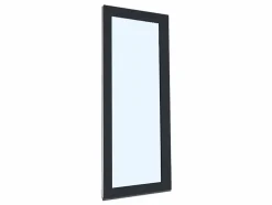 Porte fenêtre oscillo-battante PVC anthracite et blanc L 960mm x H 2150mm ouvrant gauche-Fral Fermetures Clearance