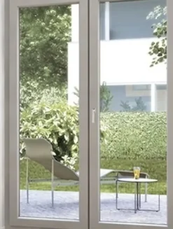 Porte fenêtre oscillo-battante double vantaux PVC blanc L 1000mm x H 2150mm ouvrant droit-Fral Fermetures New