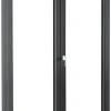 Fral Fermetures Porte fenêtre oscillo-battante double vantaux PVC anthracite L 1000mm x H 2150mm ouvrant gauche