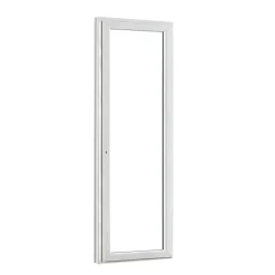 Porte fenêtre PVC 1 vantail tirant blanc - l.80 x h.205 cm-GoodHome Best