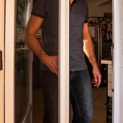 Werka Pro Porte moustiquaire aluminium 140x225cm blanc