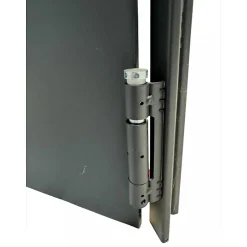 4M Porte Métallique Industrielle De Service Isolée Réversible L1000 H2050 RAL7016 En Applique