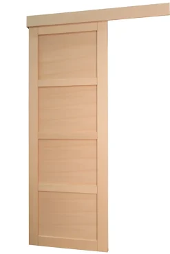 Lynporte Porte seule 4 Panneaux Nova2 bois hêtre 2040 x 730