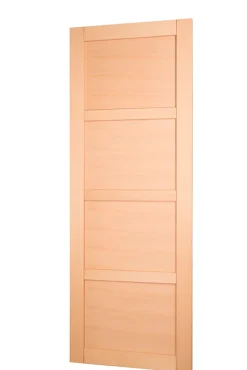 Lynporte Porte seule 4 Panneaux NOVA2 bois hêtre 2040 x 830
