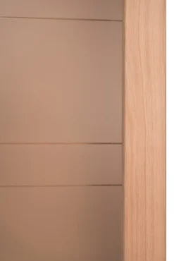 Lynporte Porte seule 1 Vitrage CASSIOPEIA bois chêne européen 2040 x 830