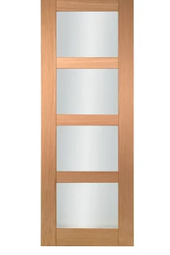 Lynporte Porte seule 4 VITRAGES CETUS bois chêne européen 2040 x 730