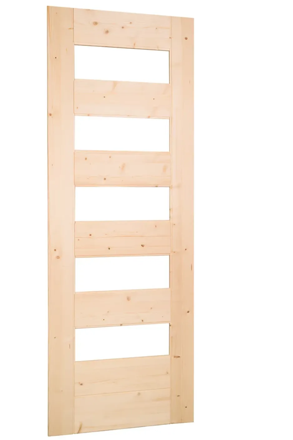 Porte seule 5 Vitrages HORIZON bois épicéa 2040 x 730-Lynporte Best