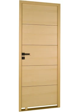 Porte seule bois isoplane ANTLIA3 730 frêne blanc européen-Lynporte New