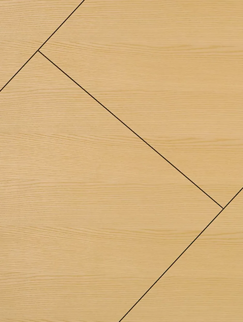 Lynporte Porte seule bois isoplane ANTLIA 2 830 en placage frêne blanc européen