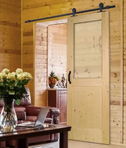 Lynporte Porte seule bois épicéa ANDROMEDA 1 vitrage 830