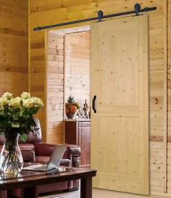 Lynporte Porte seule bois épicéa ANDROMEDA 2 panneaux 930