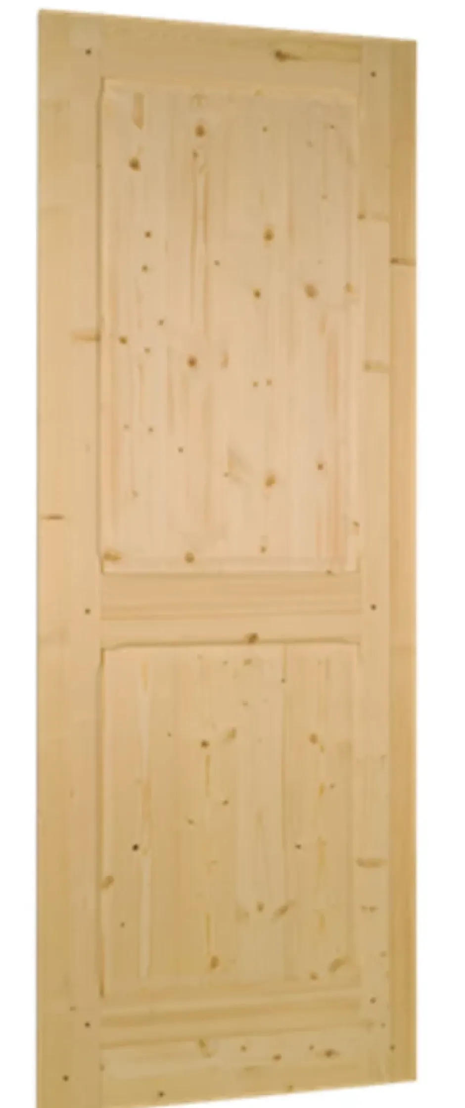 Porte seule bois épicéa ANDROMEDA 2 panneaux 830-Lynporte Discount