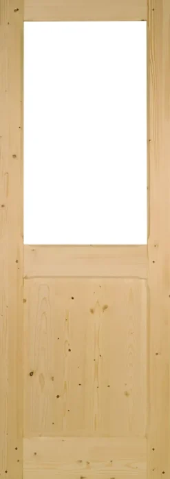 Lynporte Porte seule bois épicéa ANDROMEDA 1 vitrage 930